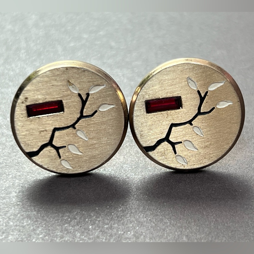 Mid Century Hickok Abstract Minimalist Cufflinks